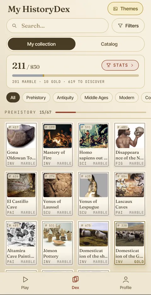 The Gilded parchment theme