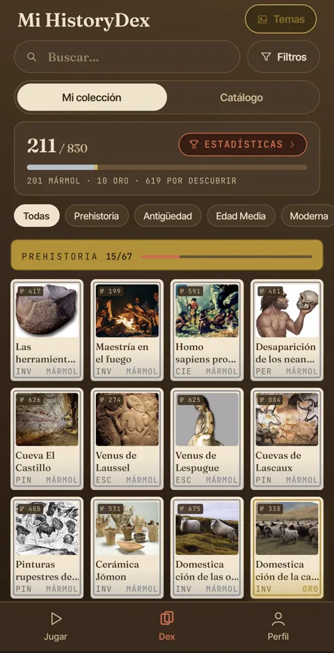 El tema Madera y latón