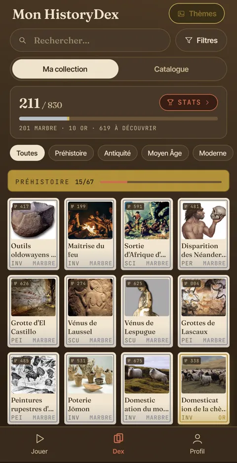 Le thème Bois & laiton