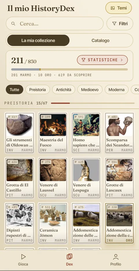 Il tema Tavola d'erbario