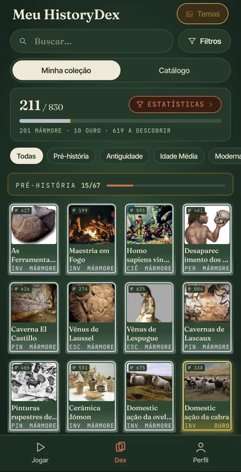 O tema Gabinete numismático