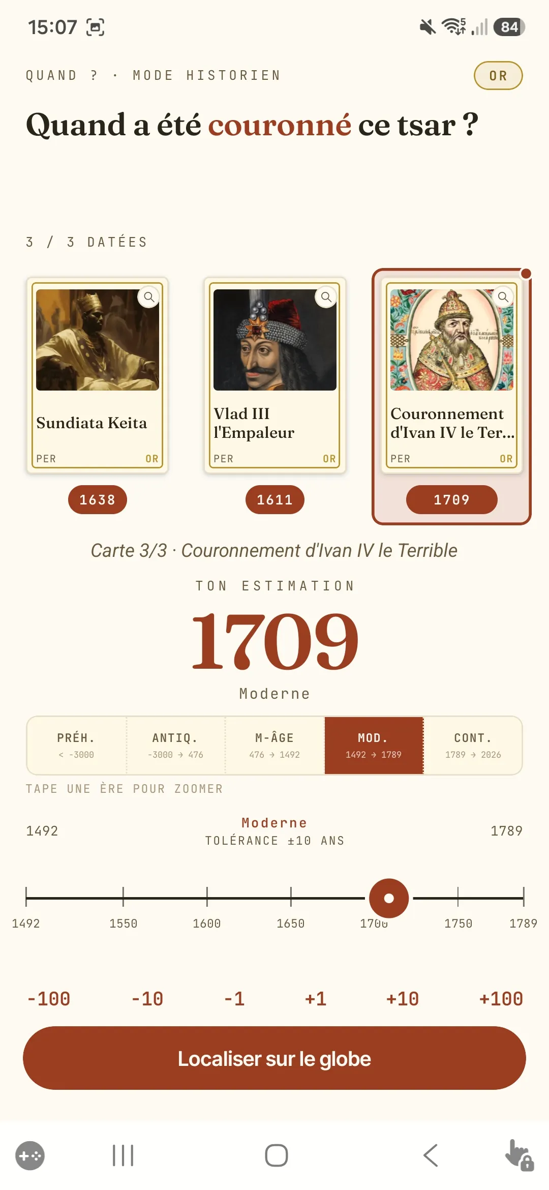 Datare una carta sulla linea del tempo
